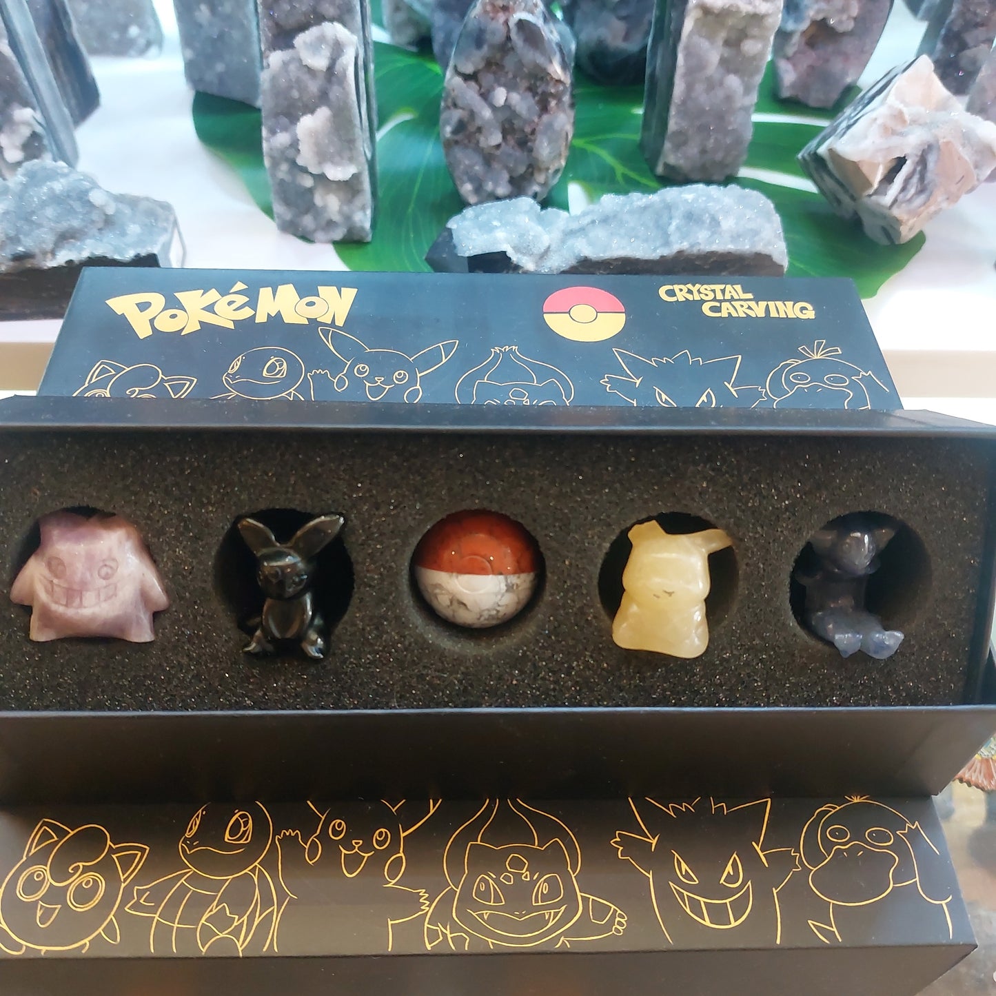 Pokémon Crystal Carving Box Set