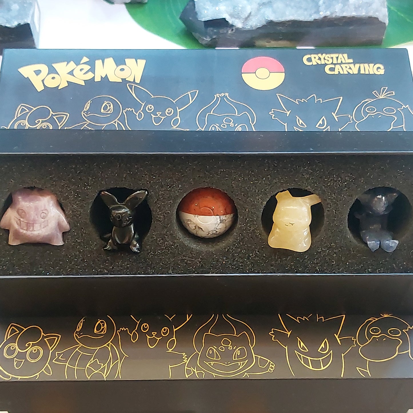 Pokémon Crystal Carving Box Set