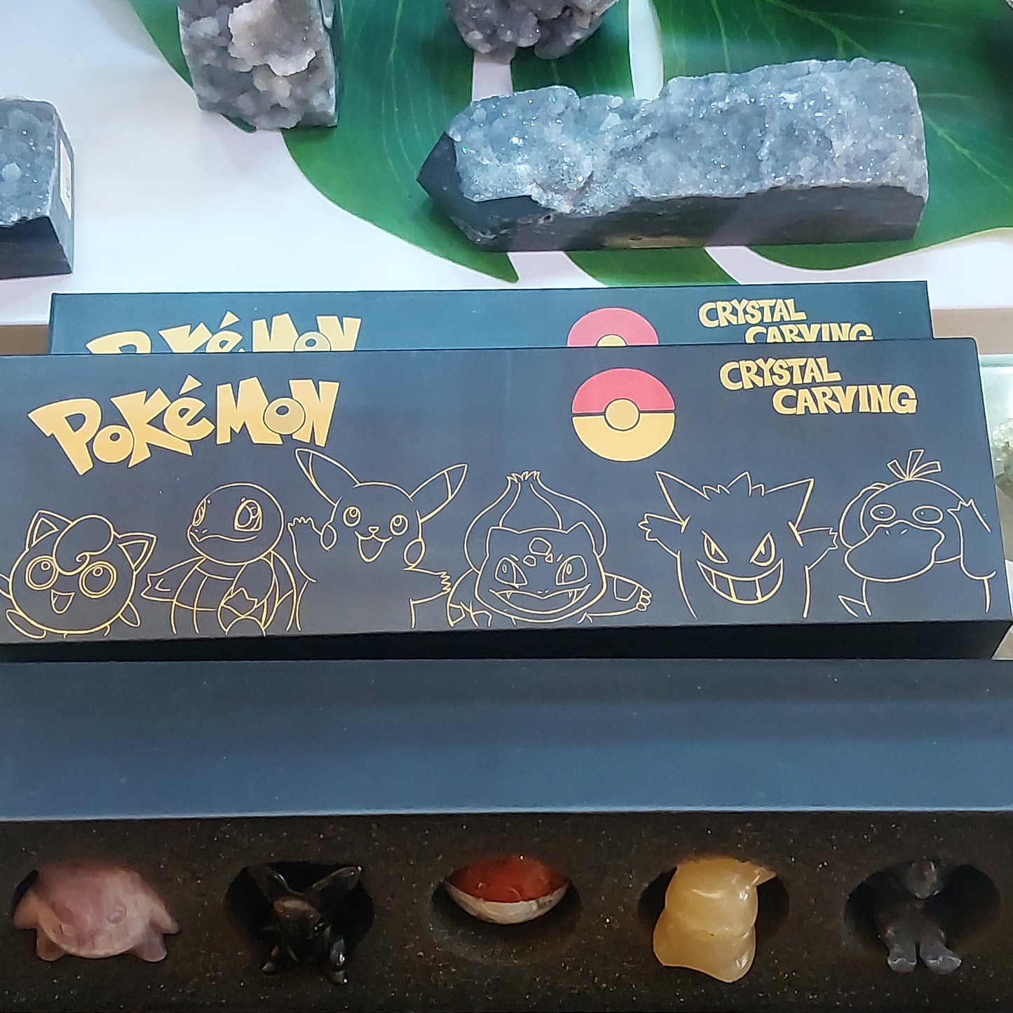 Pokémon Crystal Carving Box Set
