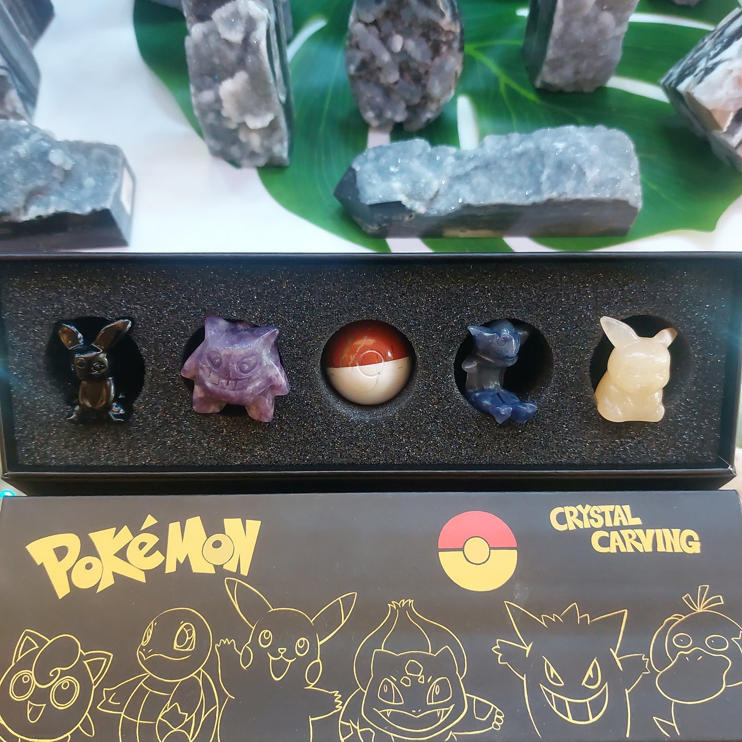 Pokémon Crystal Carving Box Set