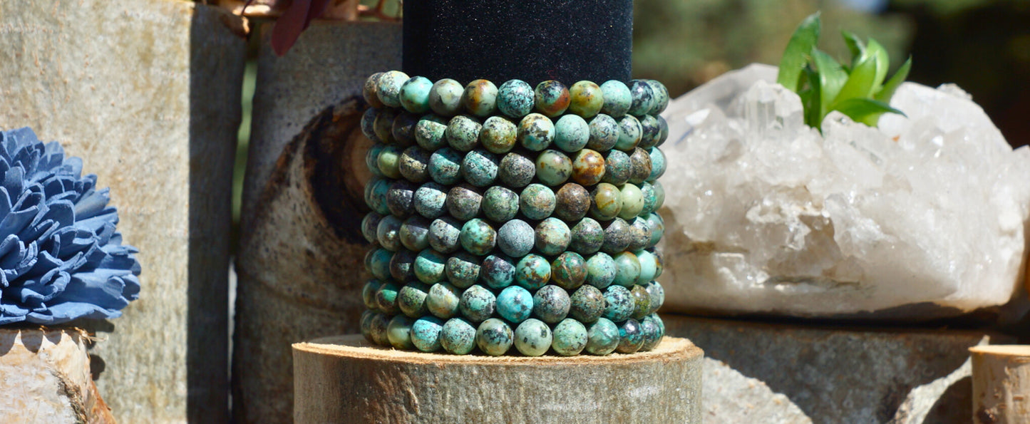 AFRICAN TURQUOISE BRACELET