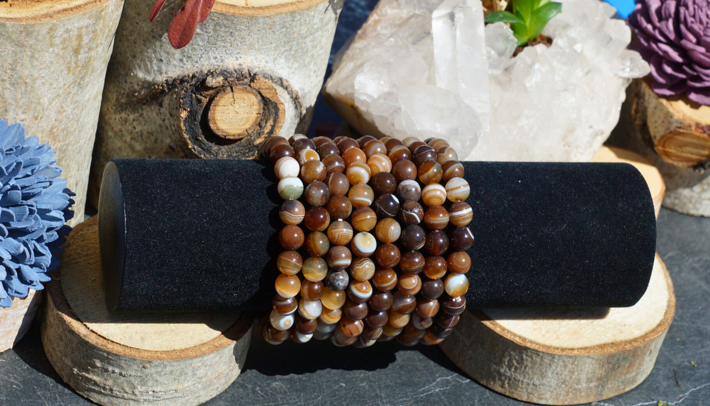 BANDED AGATE BRACELET