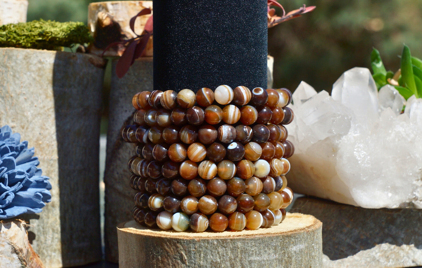 BANDED AGATE BRACELET