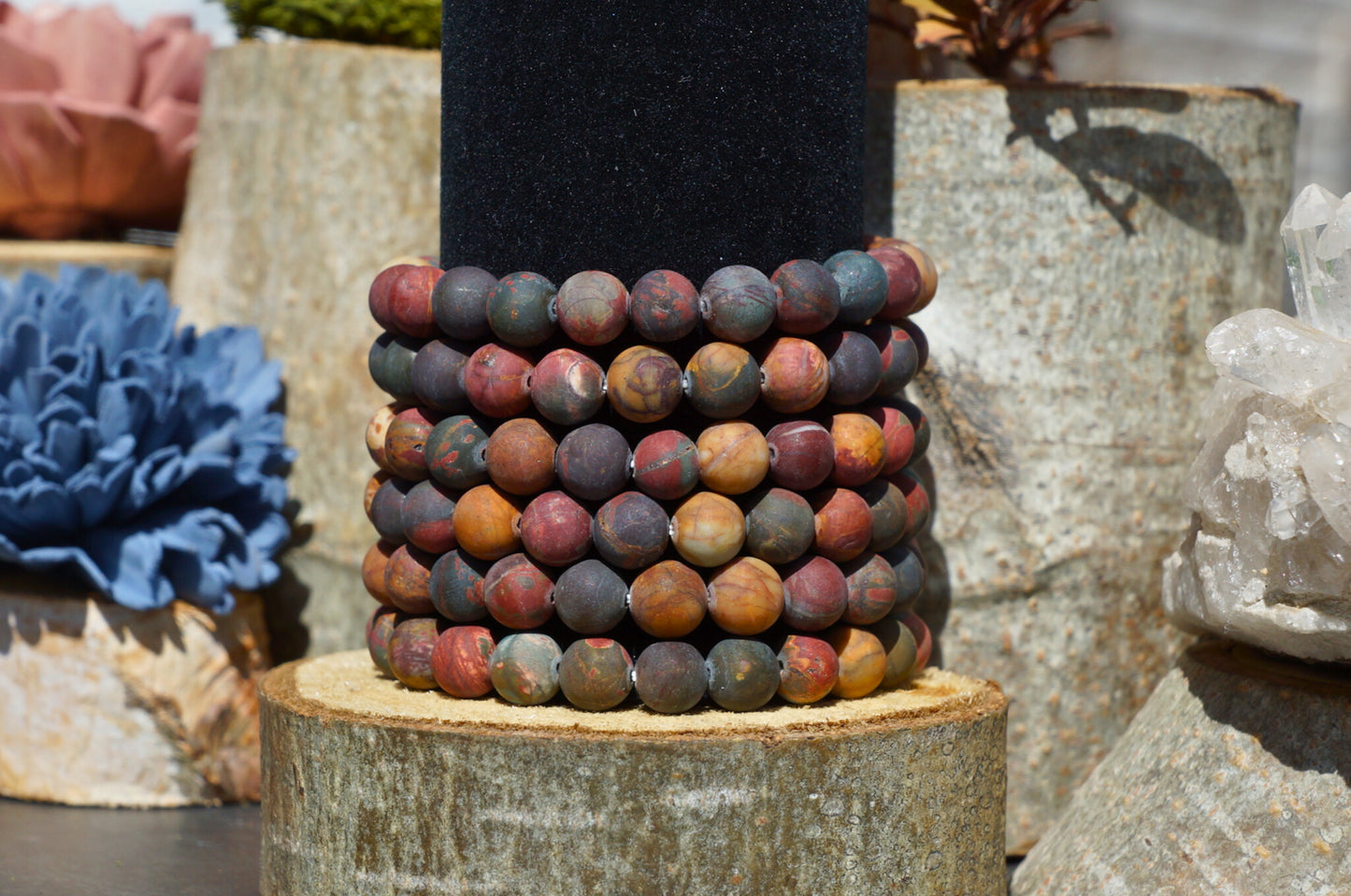 CHERRY CREEK JASPER BRACELET (MATTE)