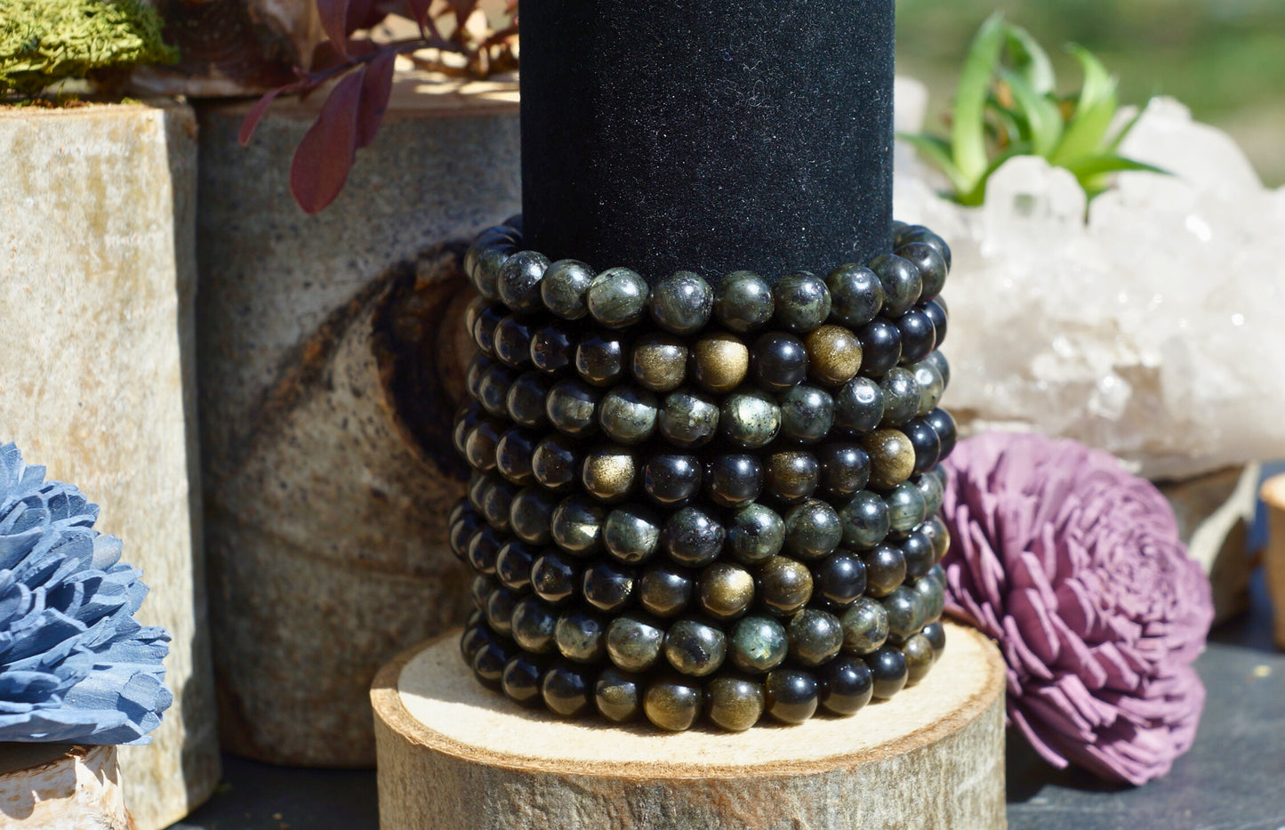 GOLDEN OBSIDIAN BRACELET