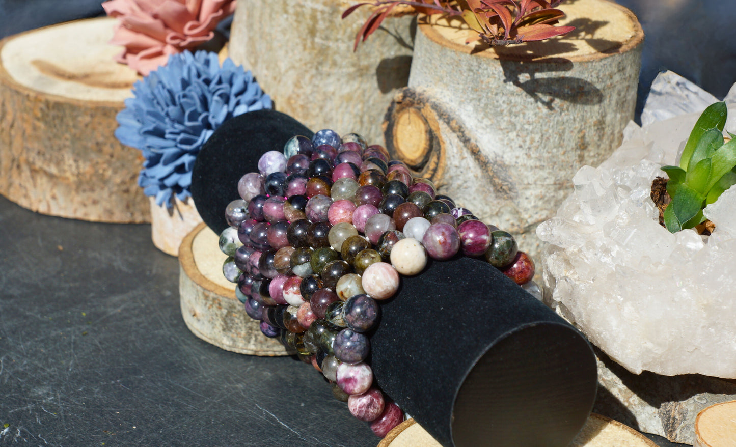 MIXED TOURMALINE BRACELET