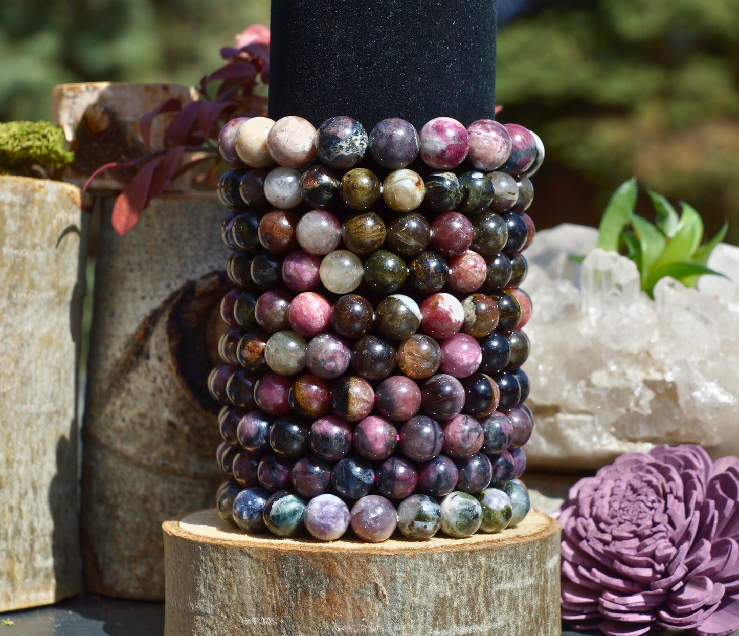 MIXED TOURMALINE BRACELET