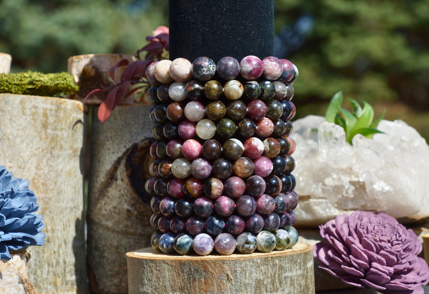 MIXED TOURMALINE BRACELET