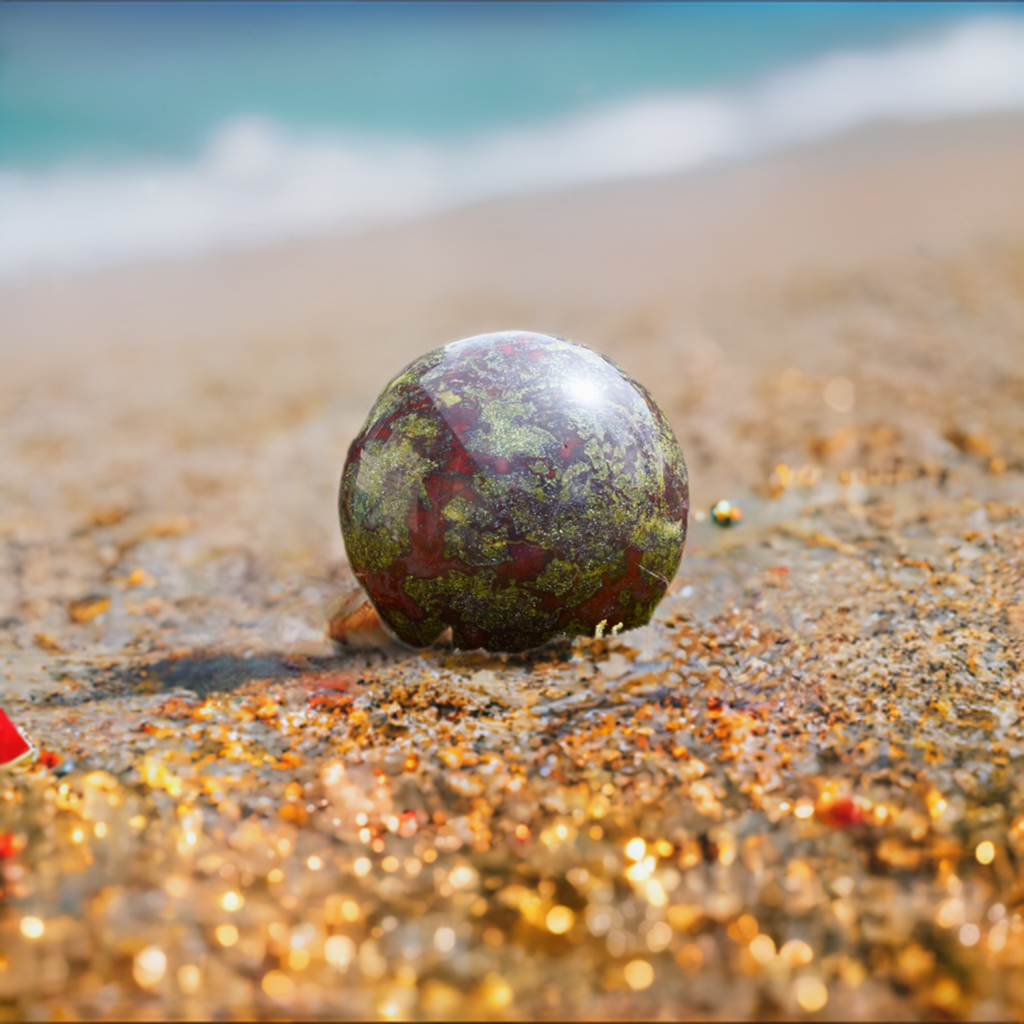 DRAGON BLOOD JASPER SPHERE