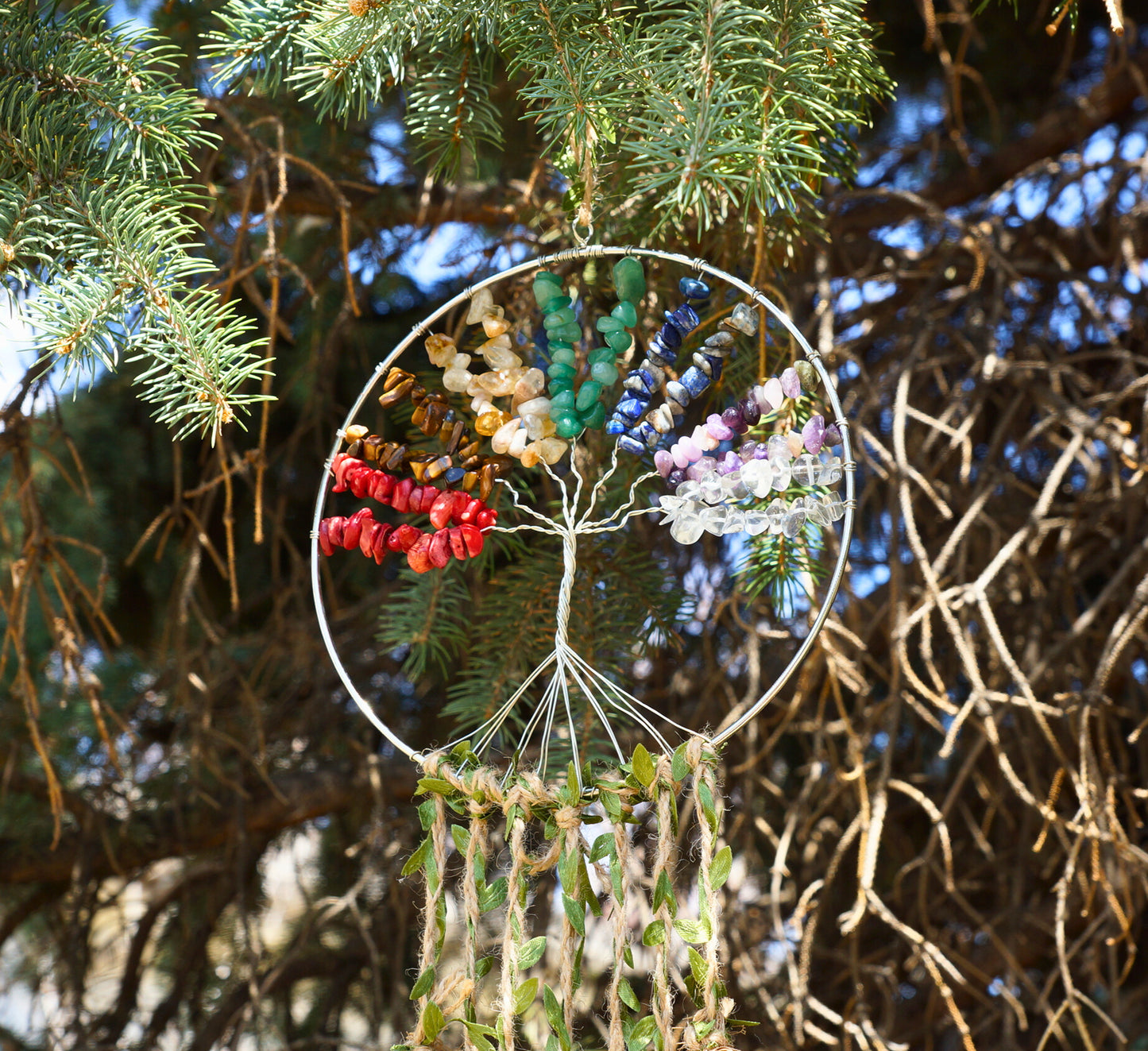 7 CHAKRA TREE OF LIFE DREAMCATCHER