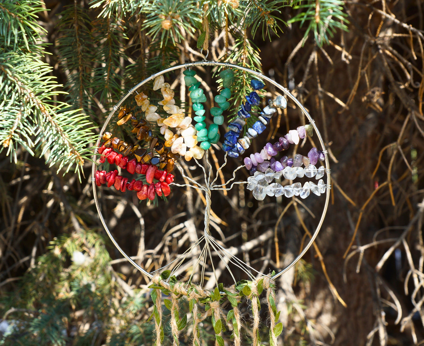 7 CHAKRA TREE OF LIFE DREAMCATCHER