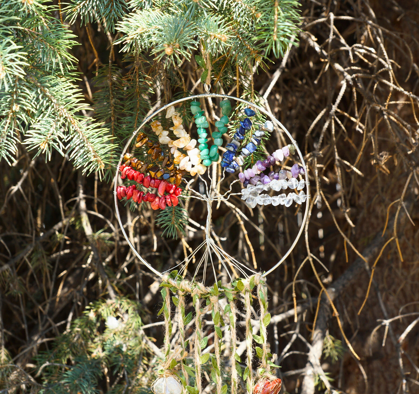 7 CHAKRA TREE OF LIFE DREAMCATCHER