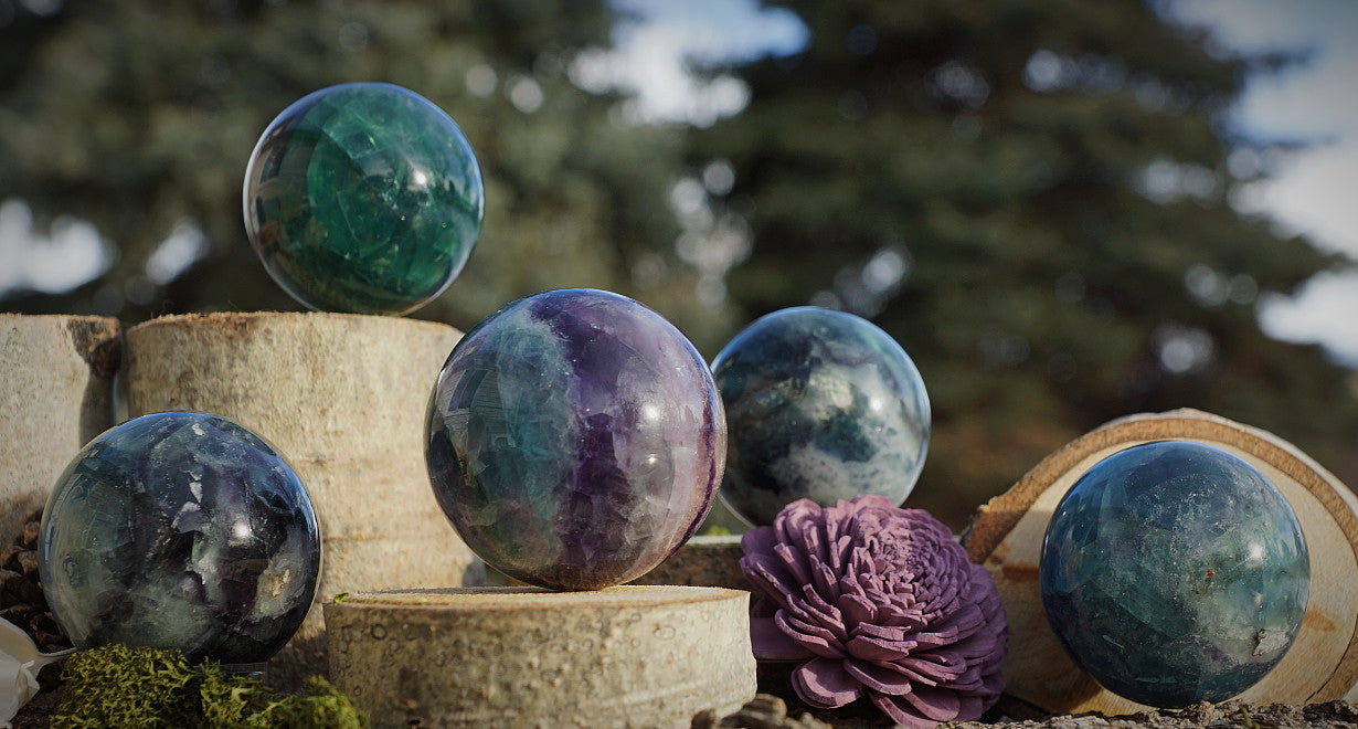 FLUORITE SPHERE