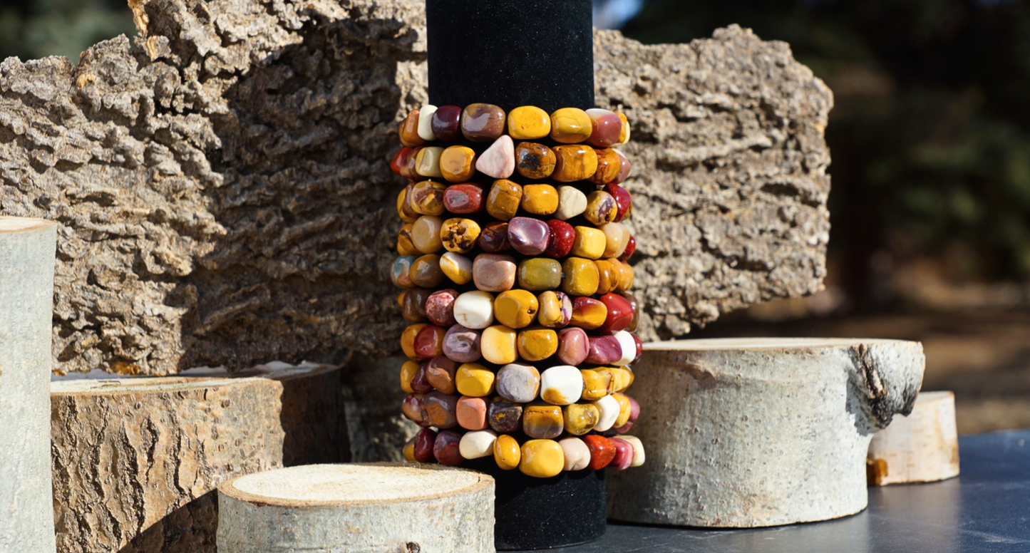 MOOKAITE TUMBLED BRACELET