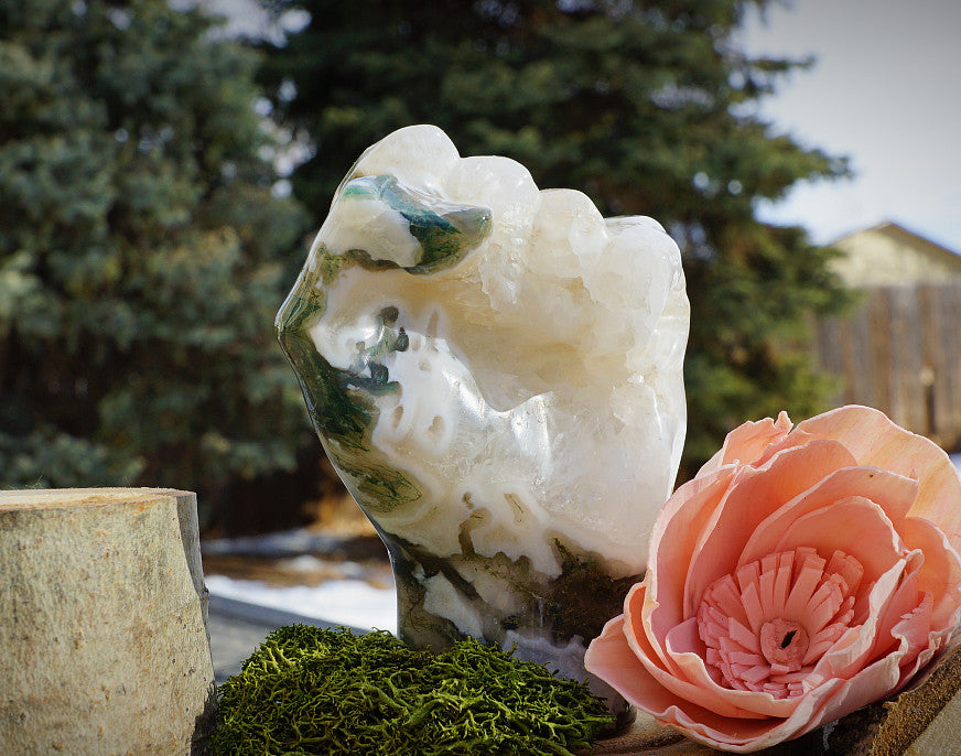 MOSS AGATE FIST