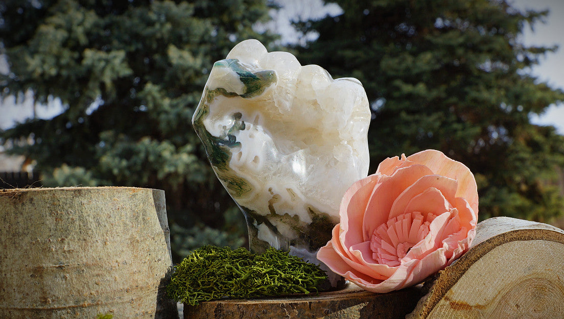 MOSS AGATE FIST