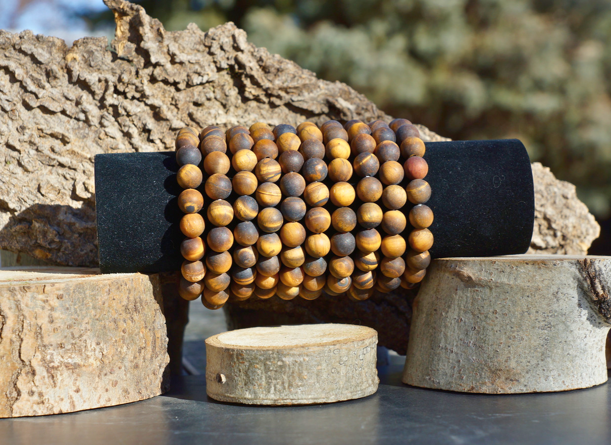 TIGER'S EYE 10MM BRACELET (MATTE)