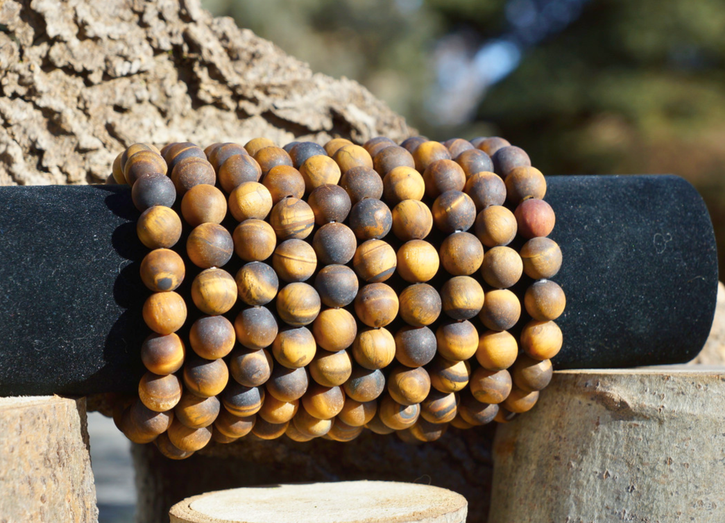 TIGER'S EYE 10MM BRACELET (MATTE)