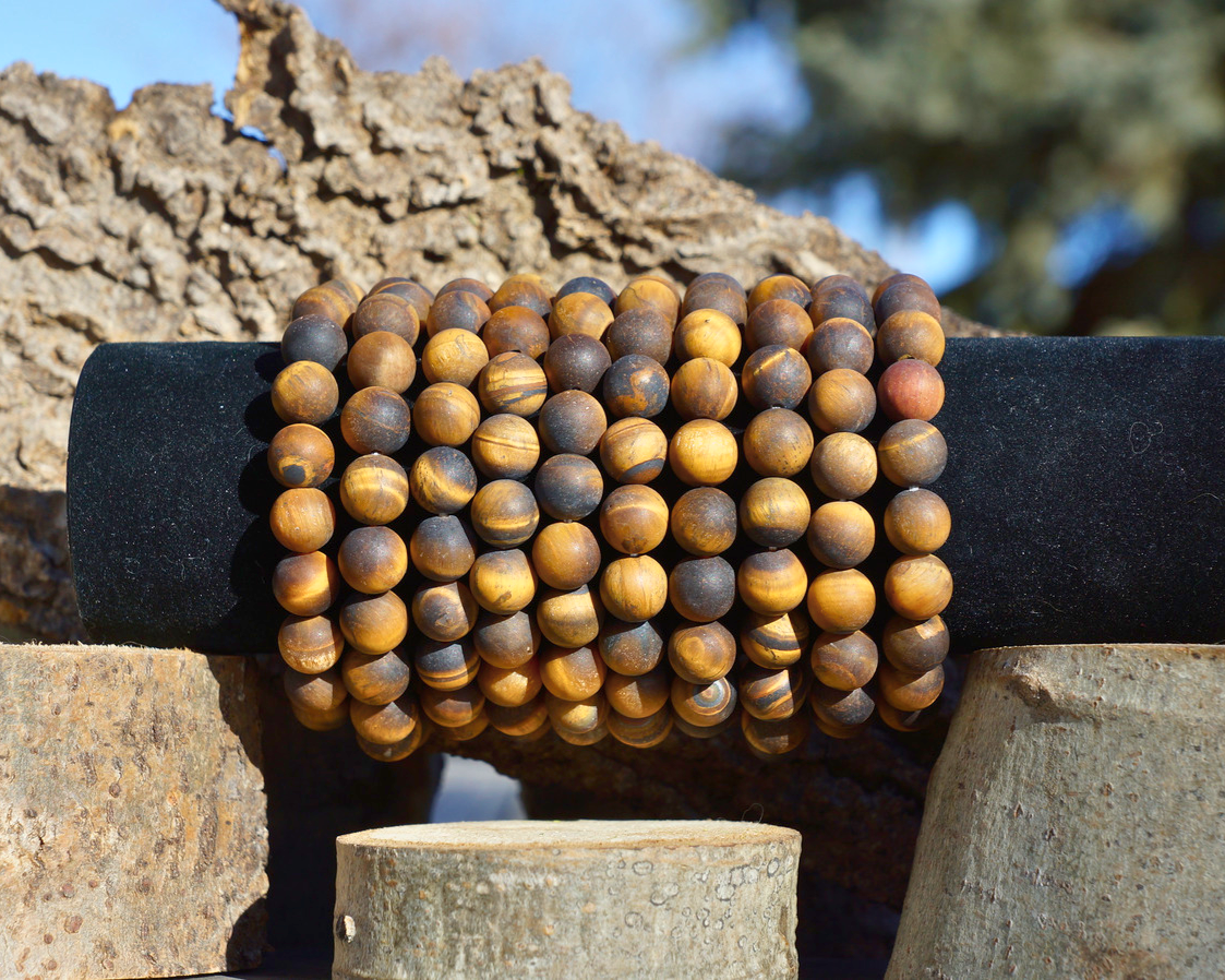 TIGER'S EYE 10MM BRACELET (MATTE)