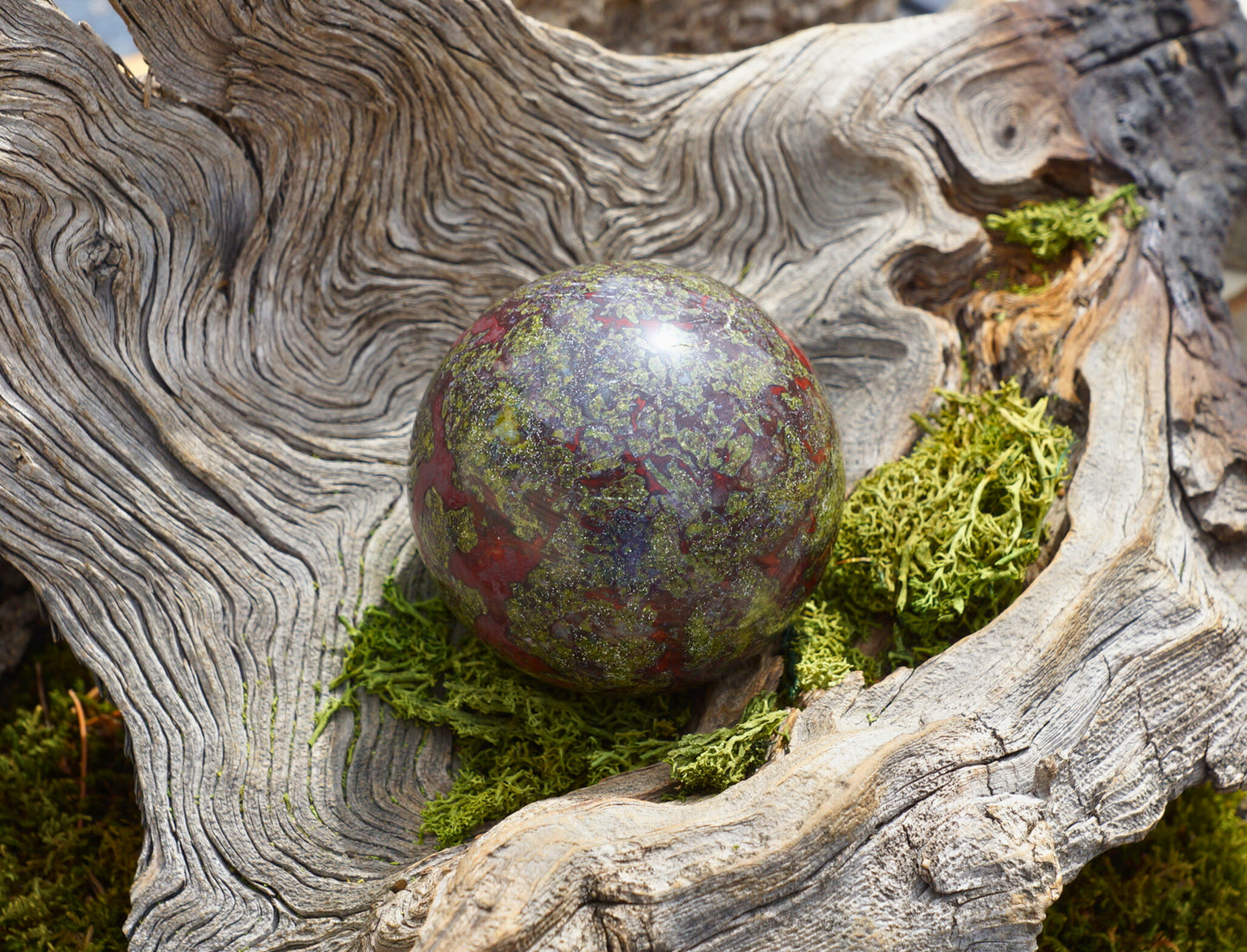 DRAGON BLOOD JASPER SPHERE