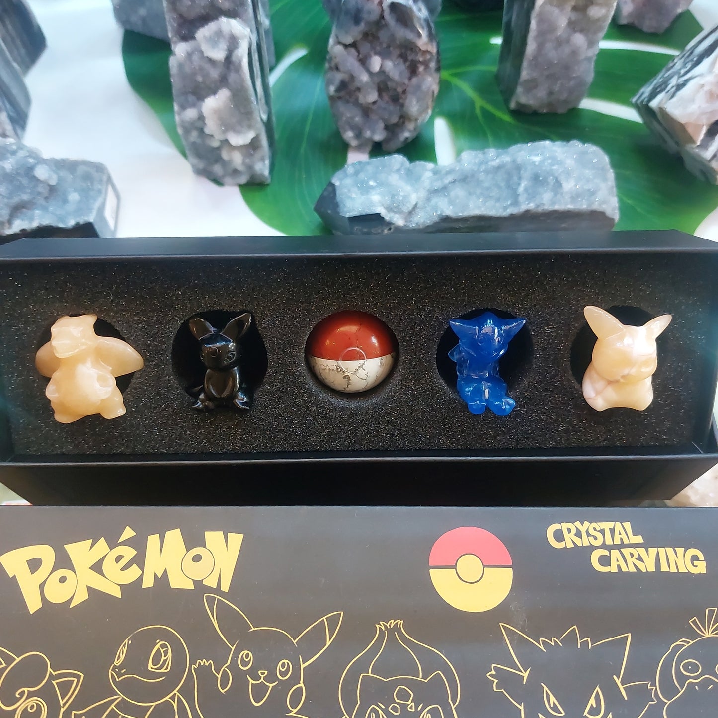 Pokémon Crystal Carving Box Set