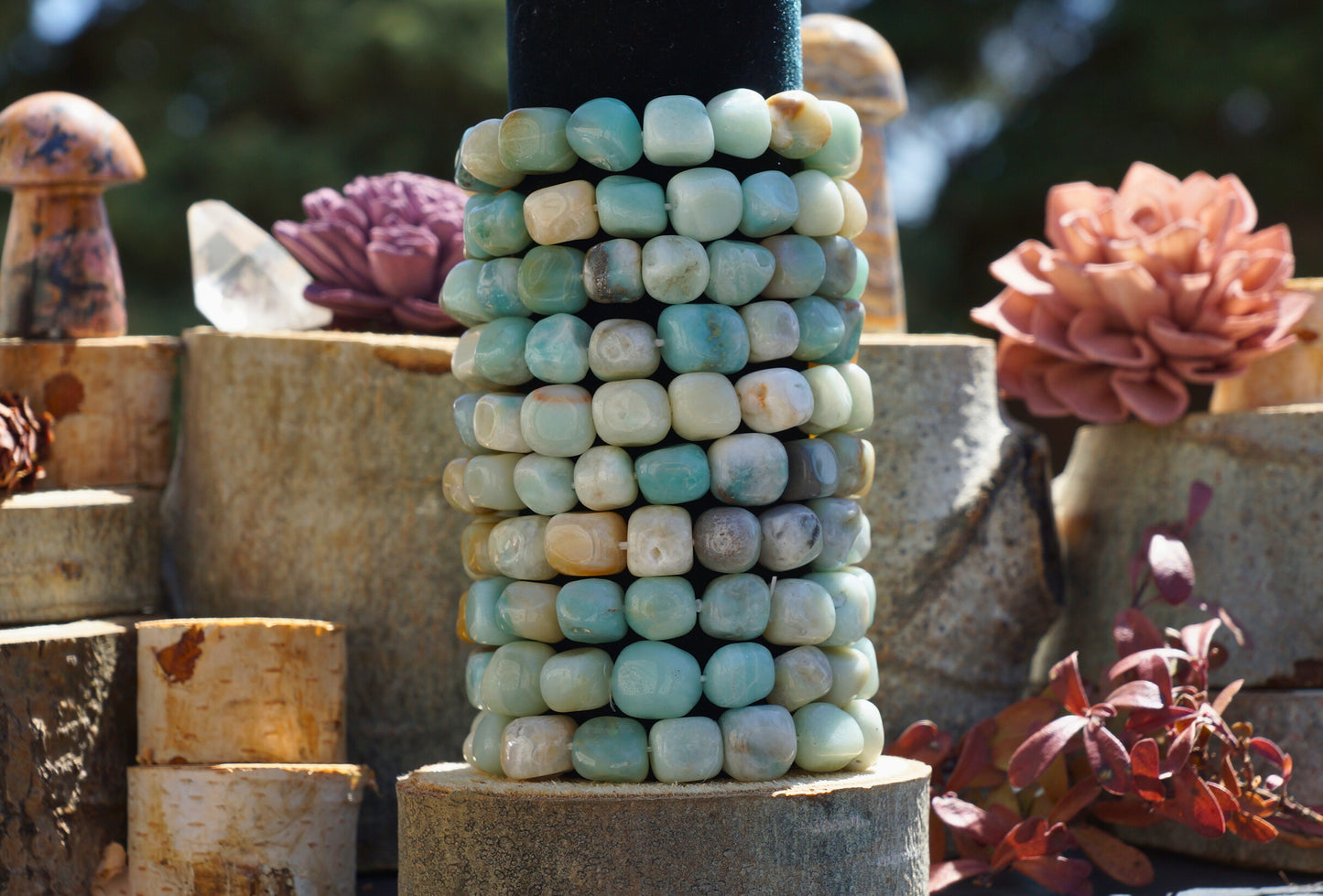 AMAZONITE TUMBLED BRACELET