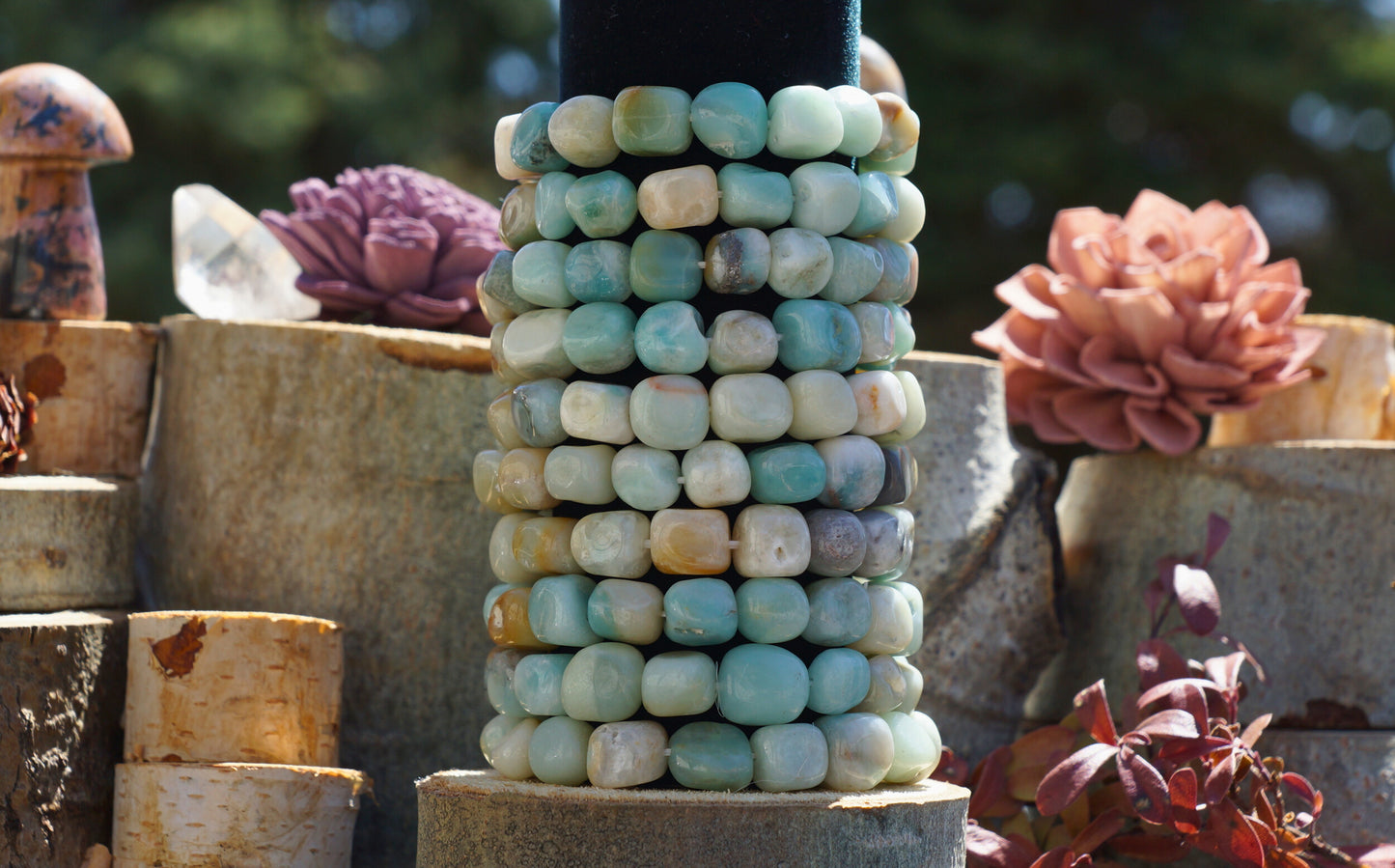 AMAZONITE TUMBLED BRACELET