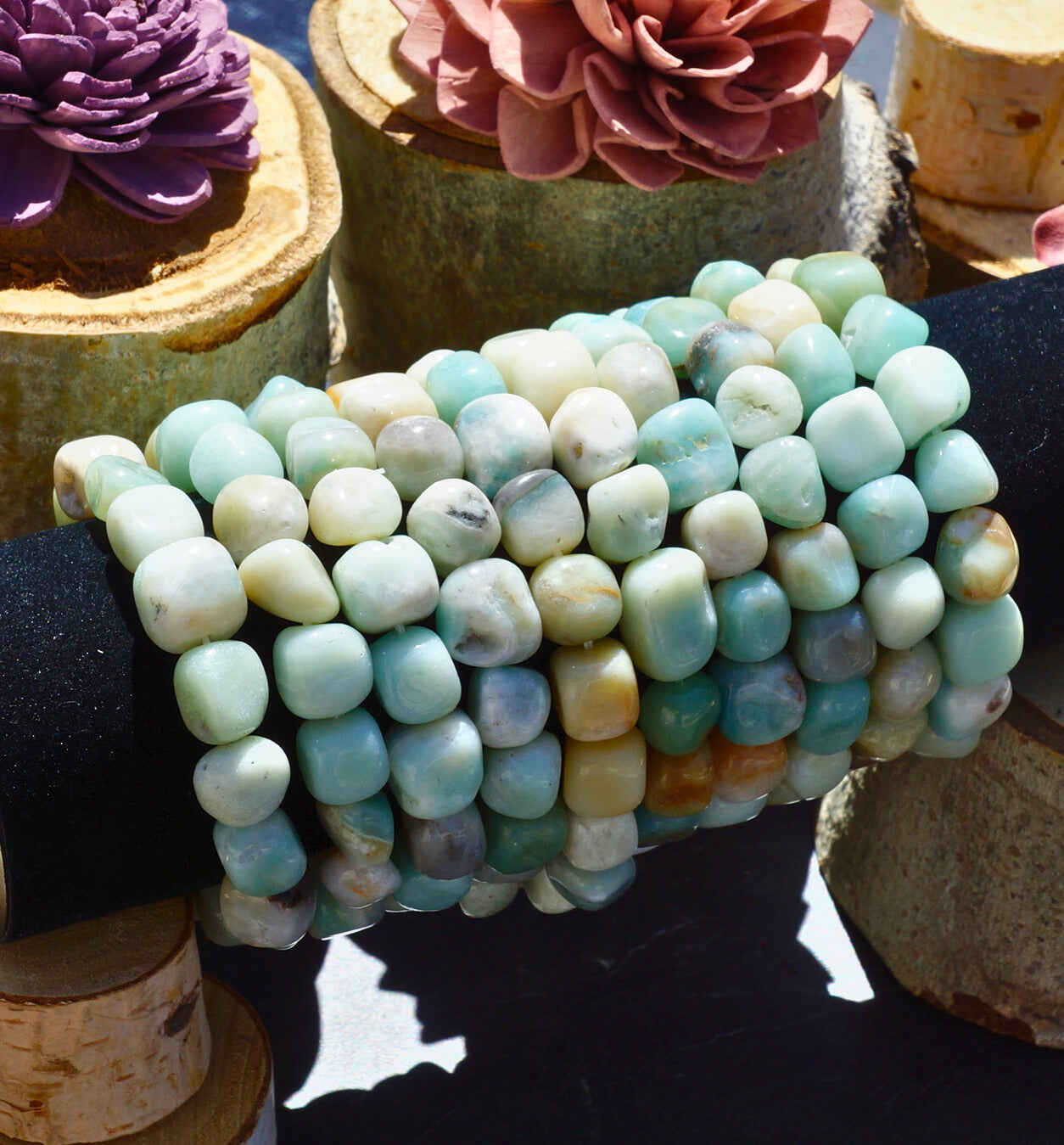 AMAZONITE TUMBLED BRACELET