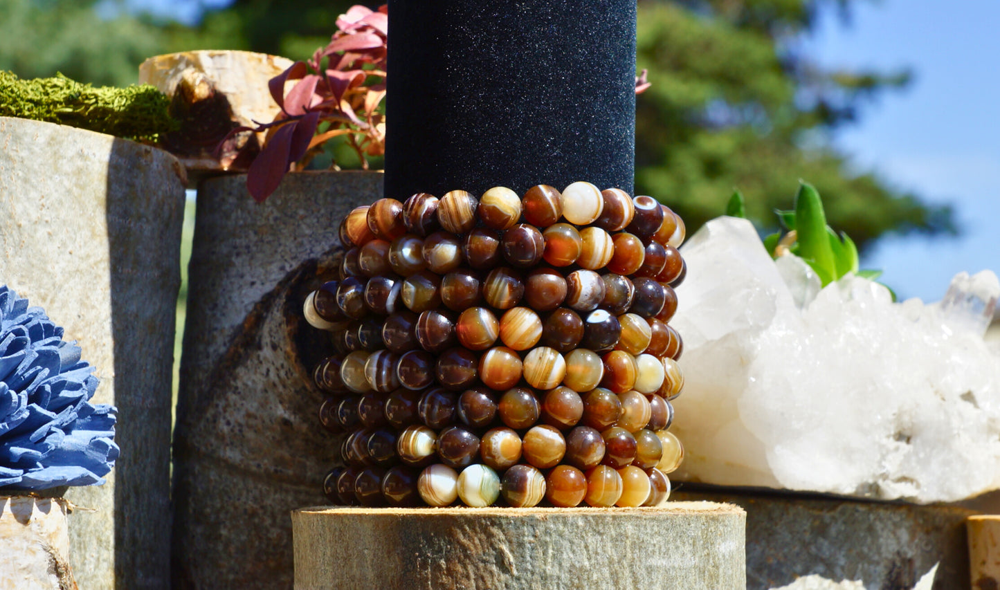 BANDED AGATE BRACELET