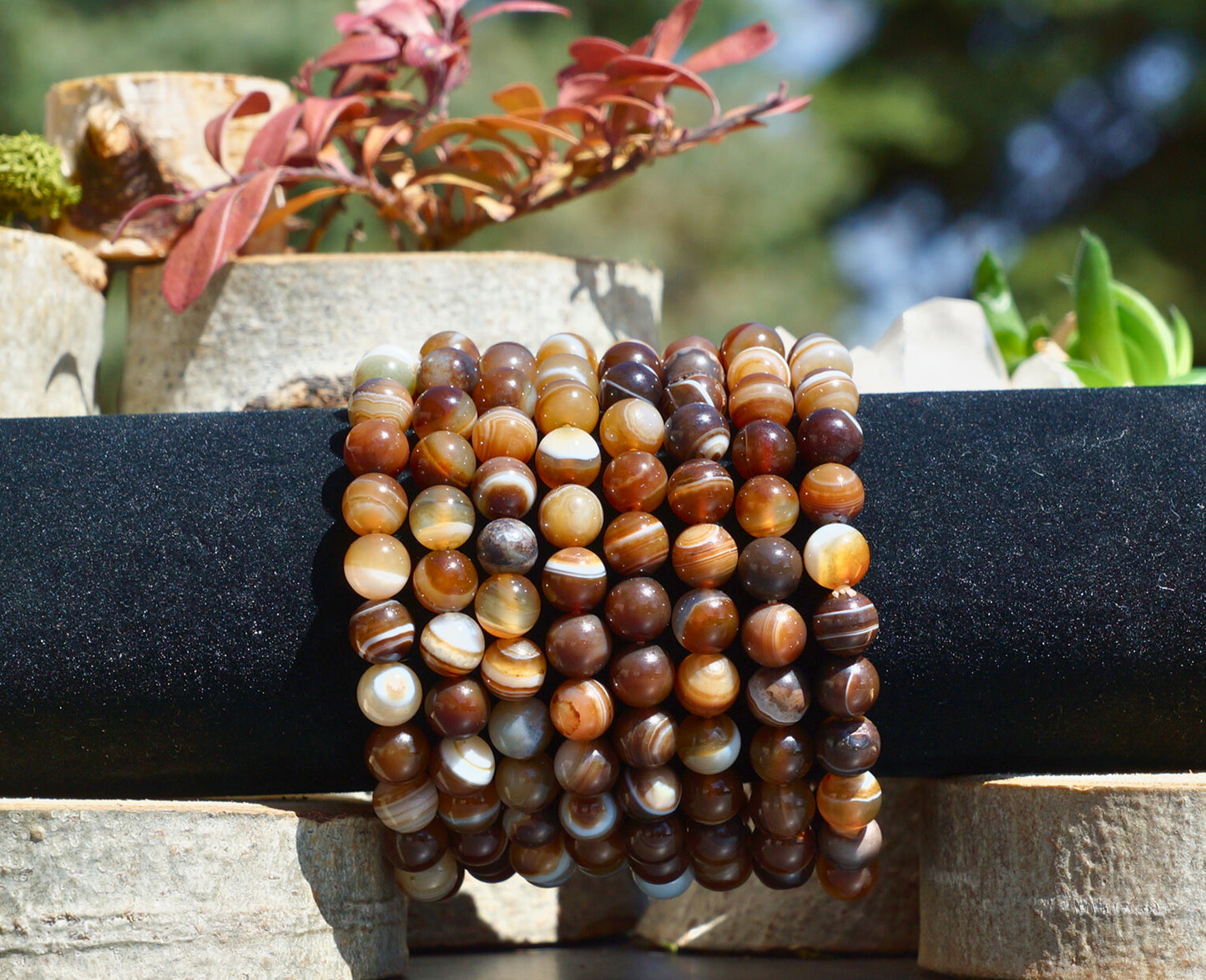 BANDED AGATE BRACELET