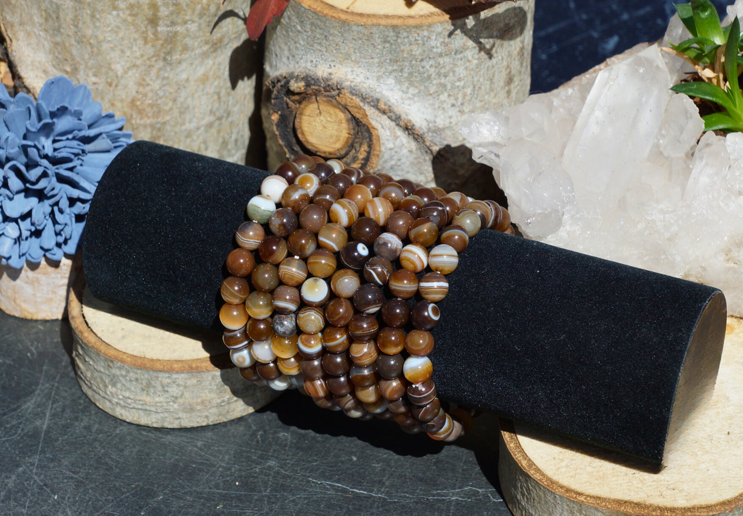 BANDED AGATE BRACELET