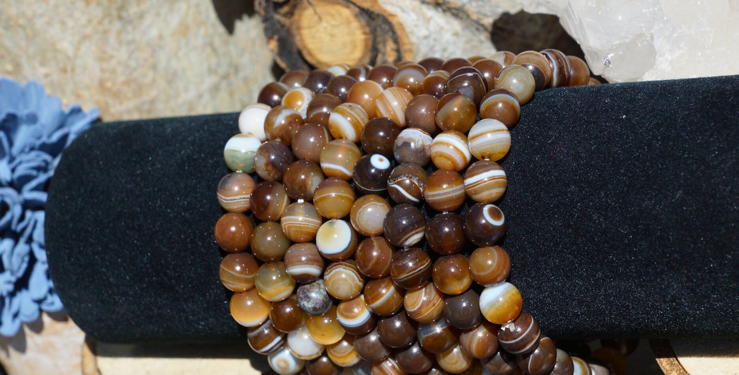 BANDED AGATE BRACELET