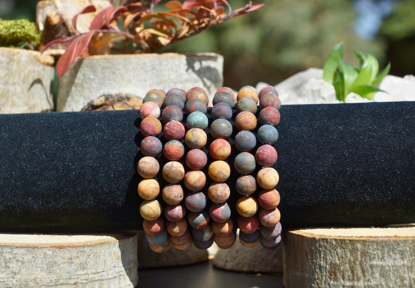 CHERRY CREEK JASPER BRACELET (MATTE)