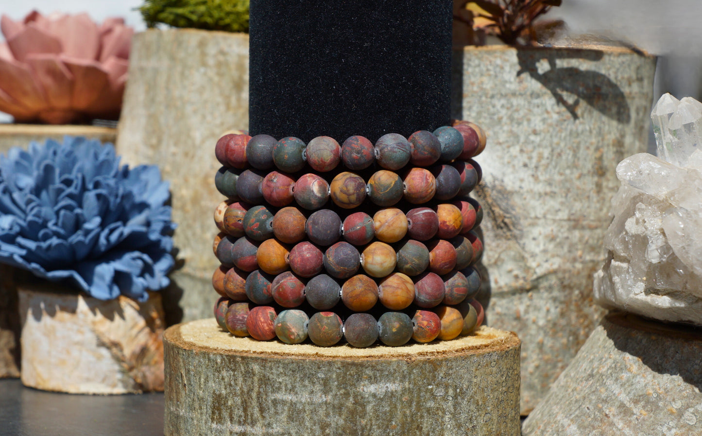 CHERRY CREEK JASPER BRACELET (MATTE)