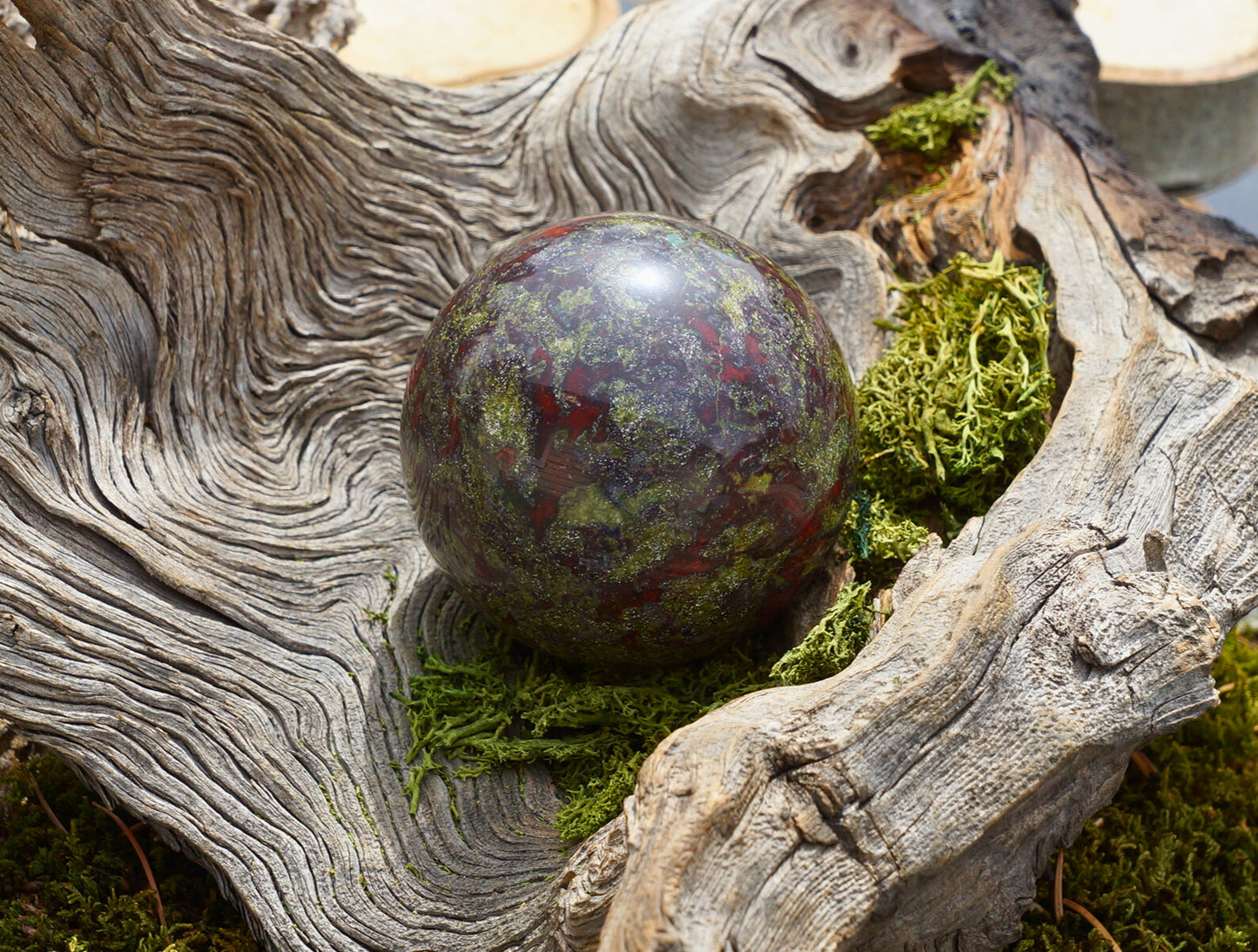 DRAGON BLOOD JASPER SPHERE