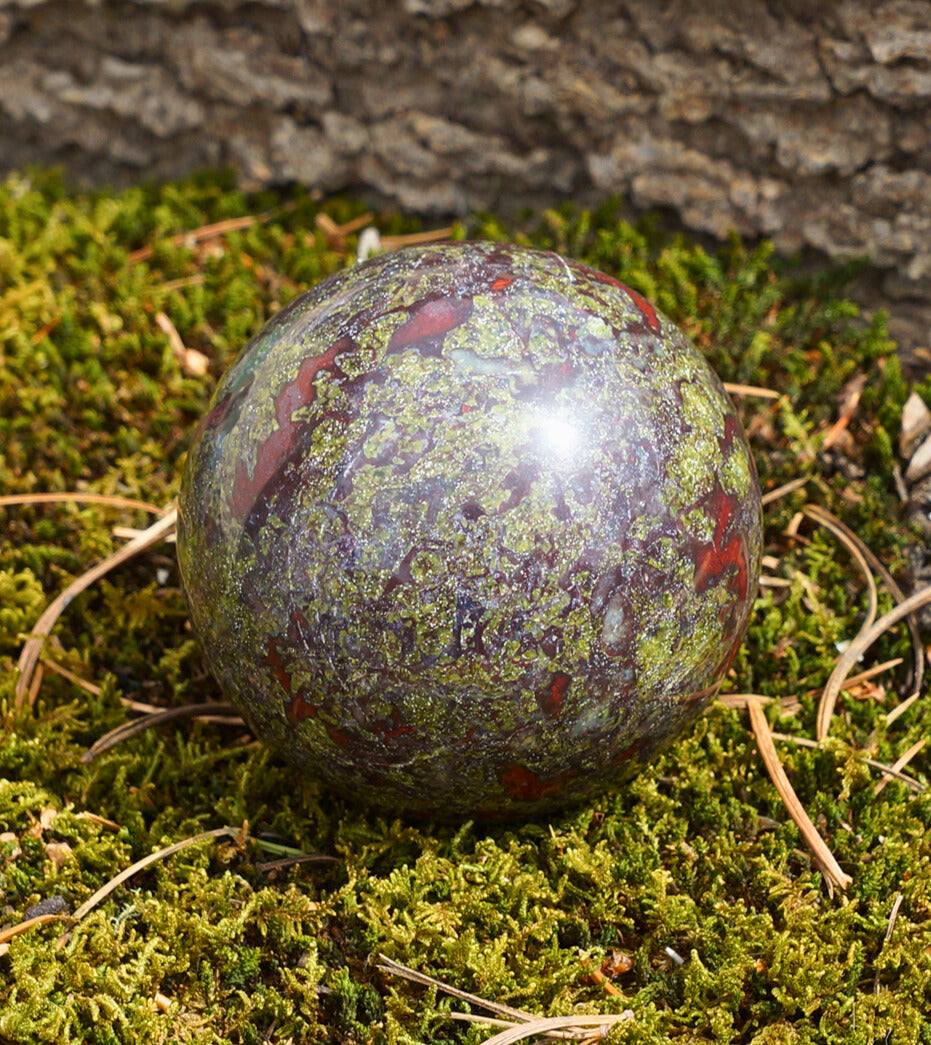 DRAGON BLOOD JASPER SPHERE