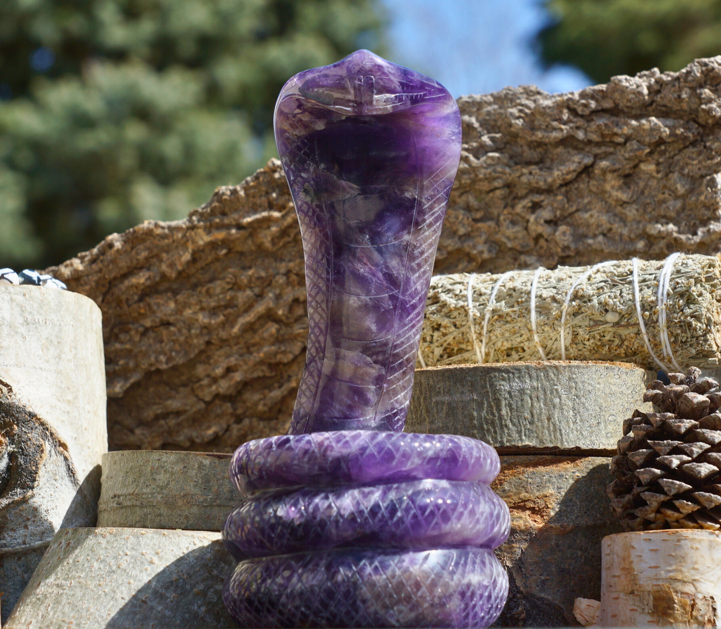 AMETHYST COBRA sphere holder