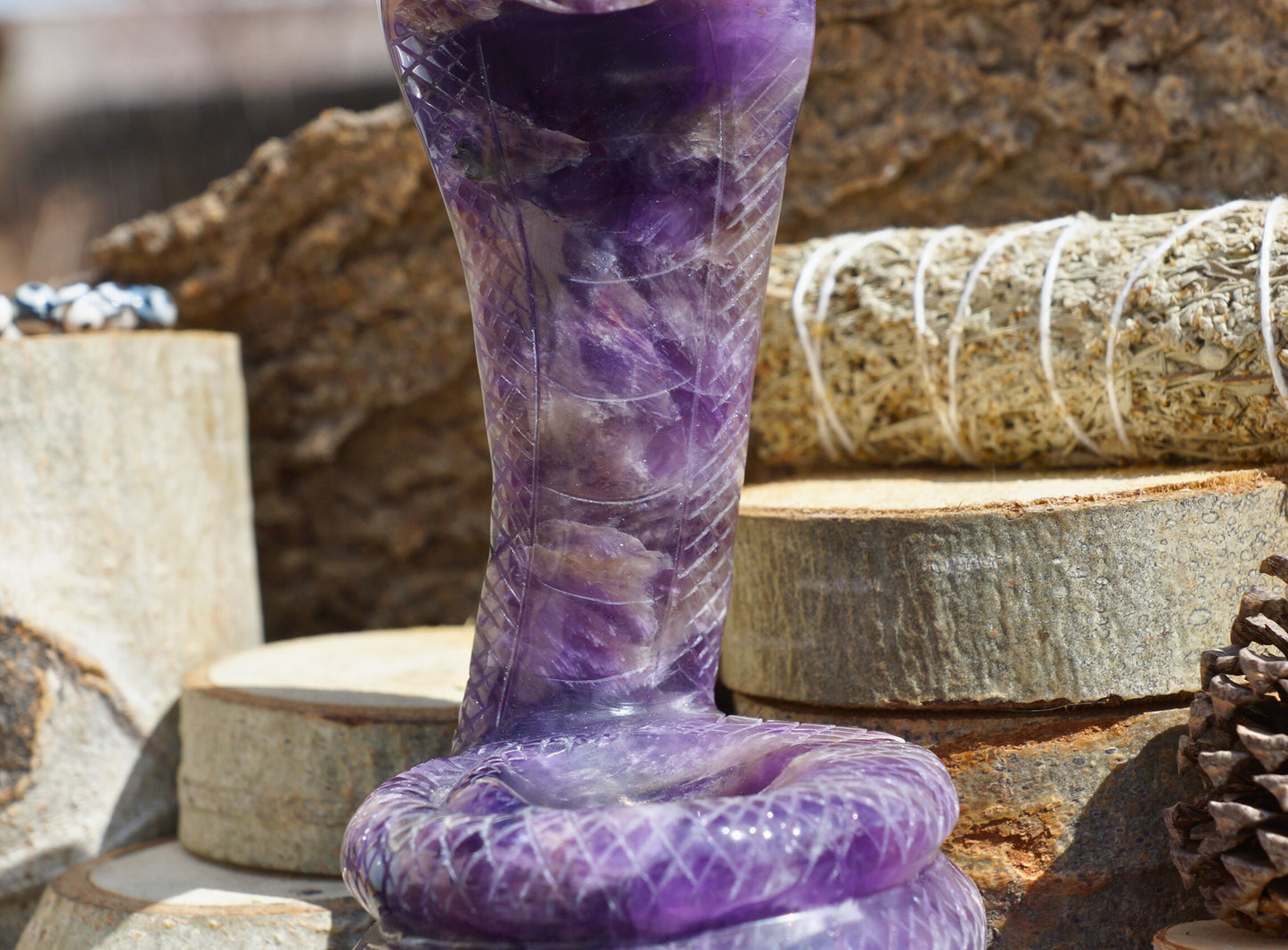 AMETHYST COBRA sphere holder