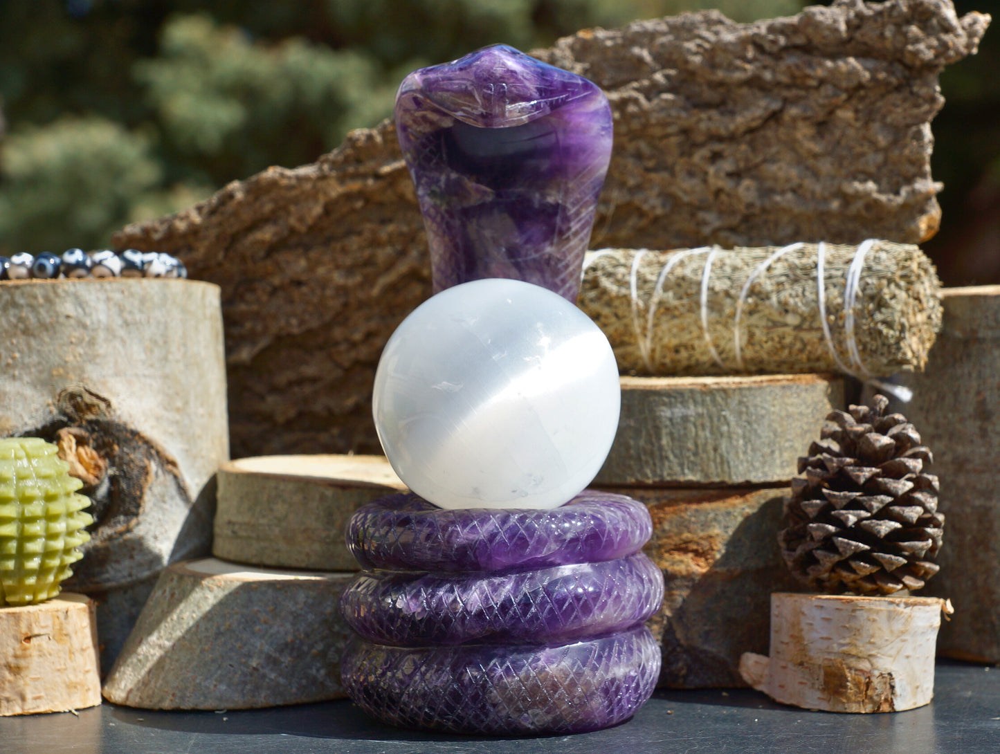 AMETHYST COBRA sphere holder