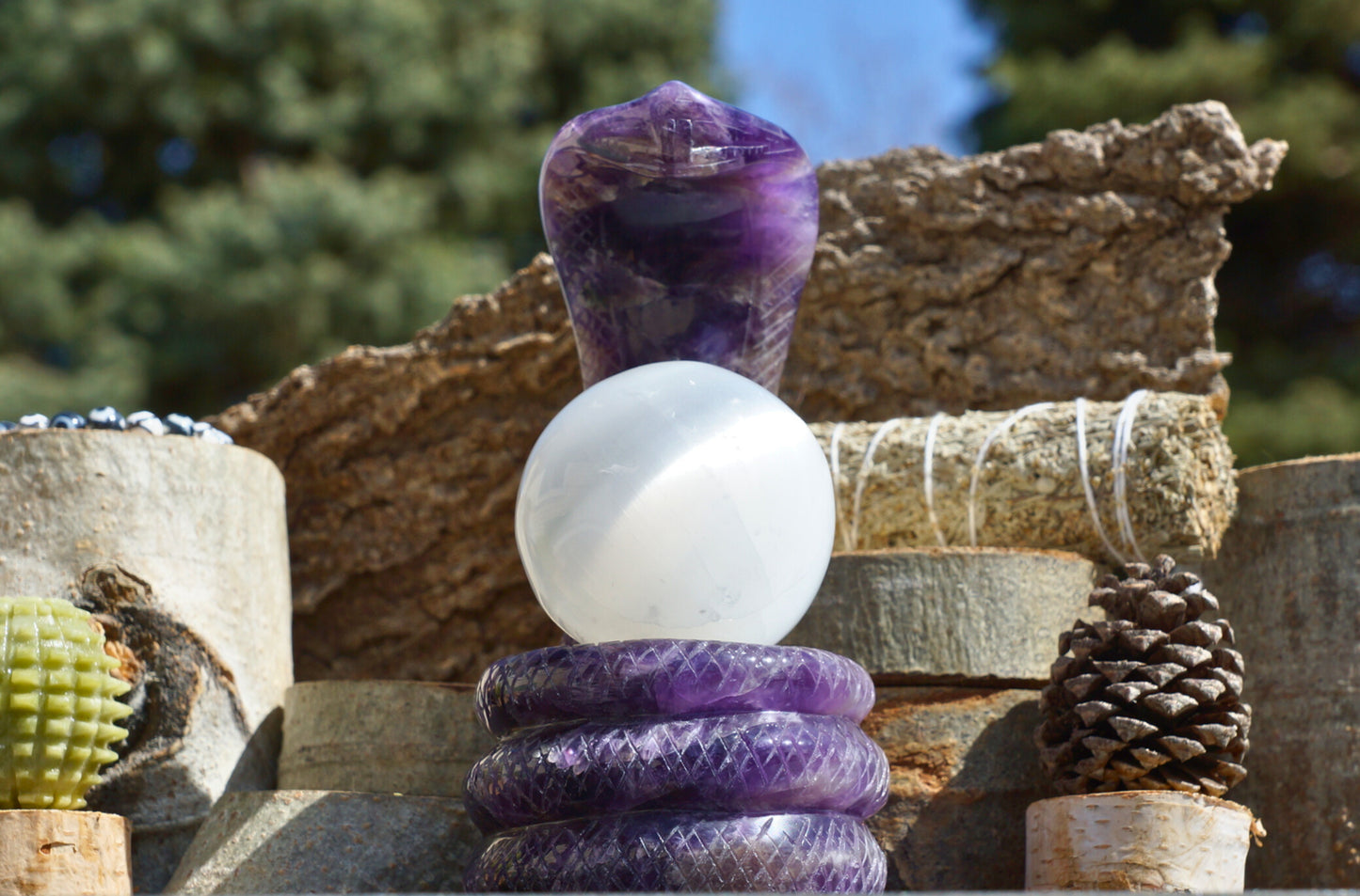 AMETHYST COBRA sphere holder