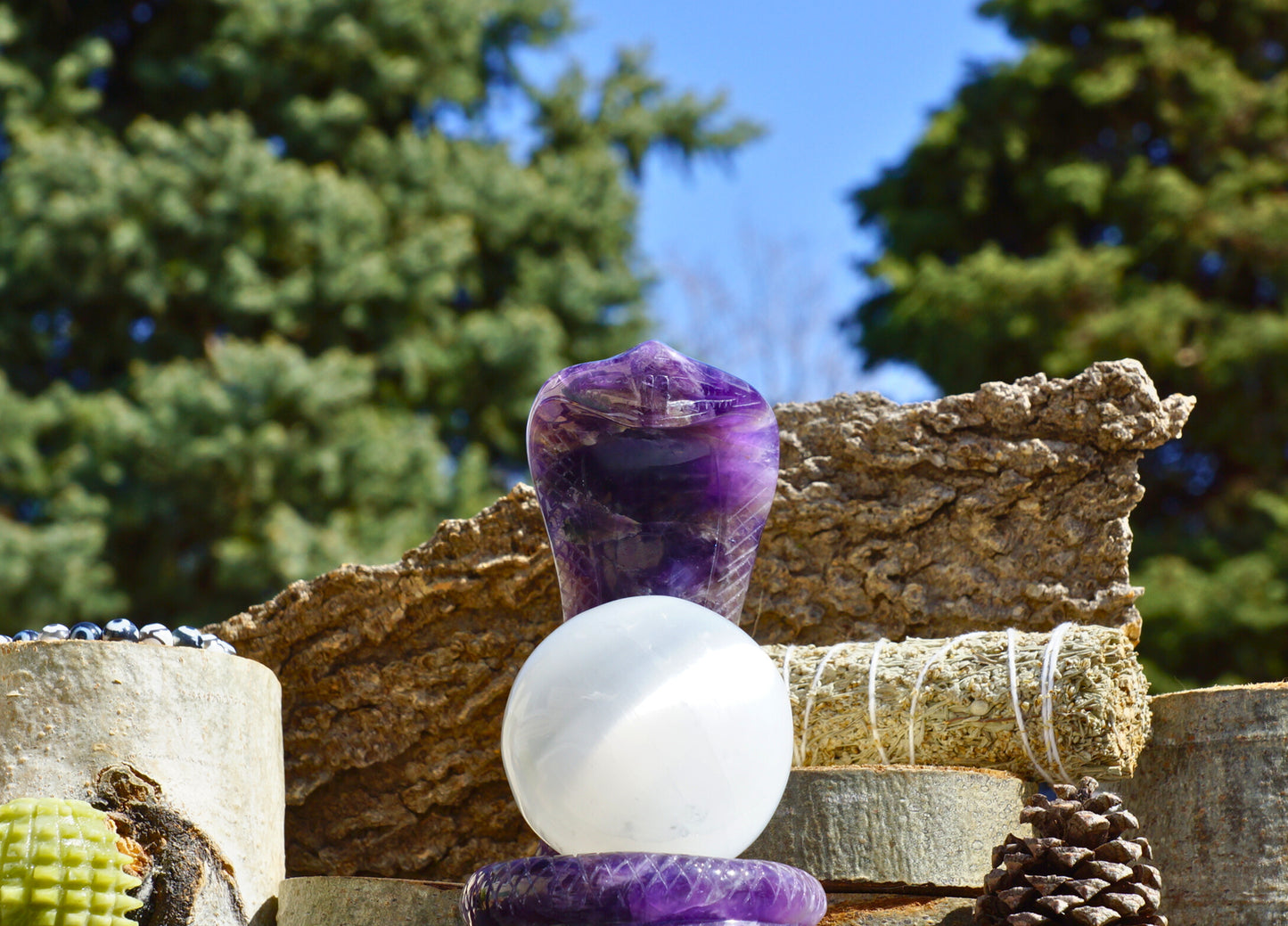 AMETHYST COBRA sphere holder