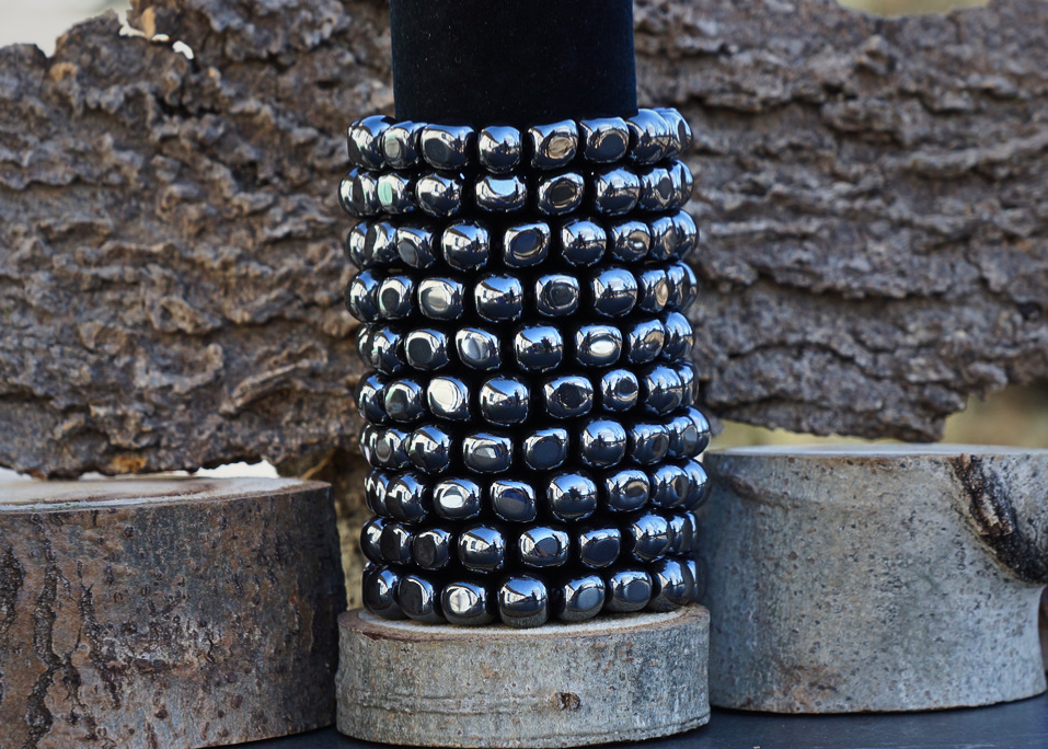 HEMATITE TUMBLED BRACELET