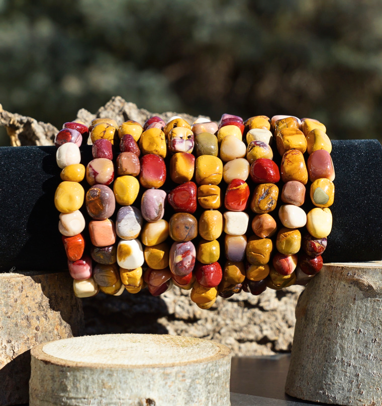 MOOKAITE TUMBLED BRACELET