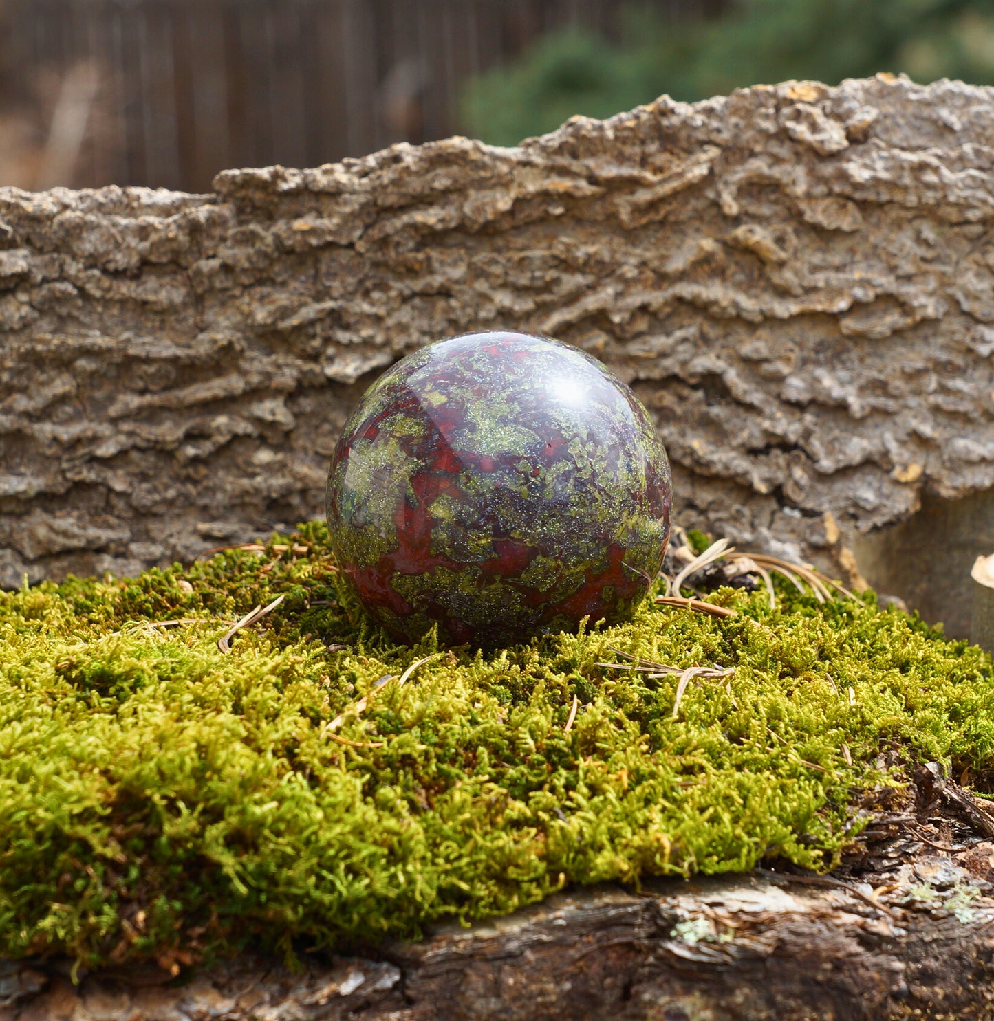 DRAGON BLOOD JASPER SPHERE